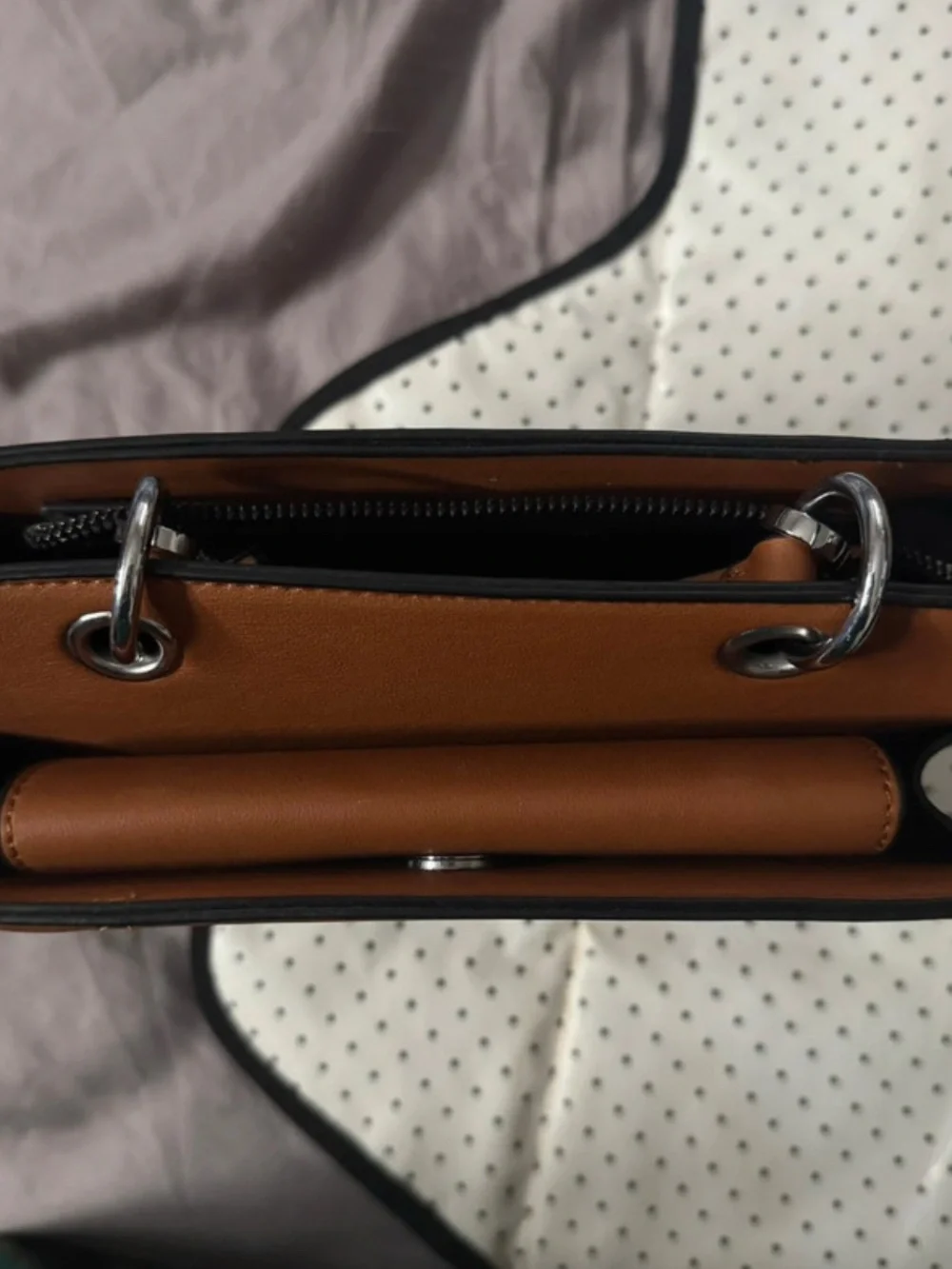 Montana West Quilted Tan Brown Crossbody Messenger Bag